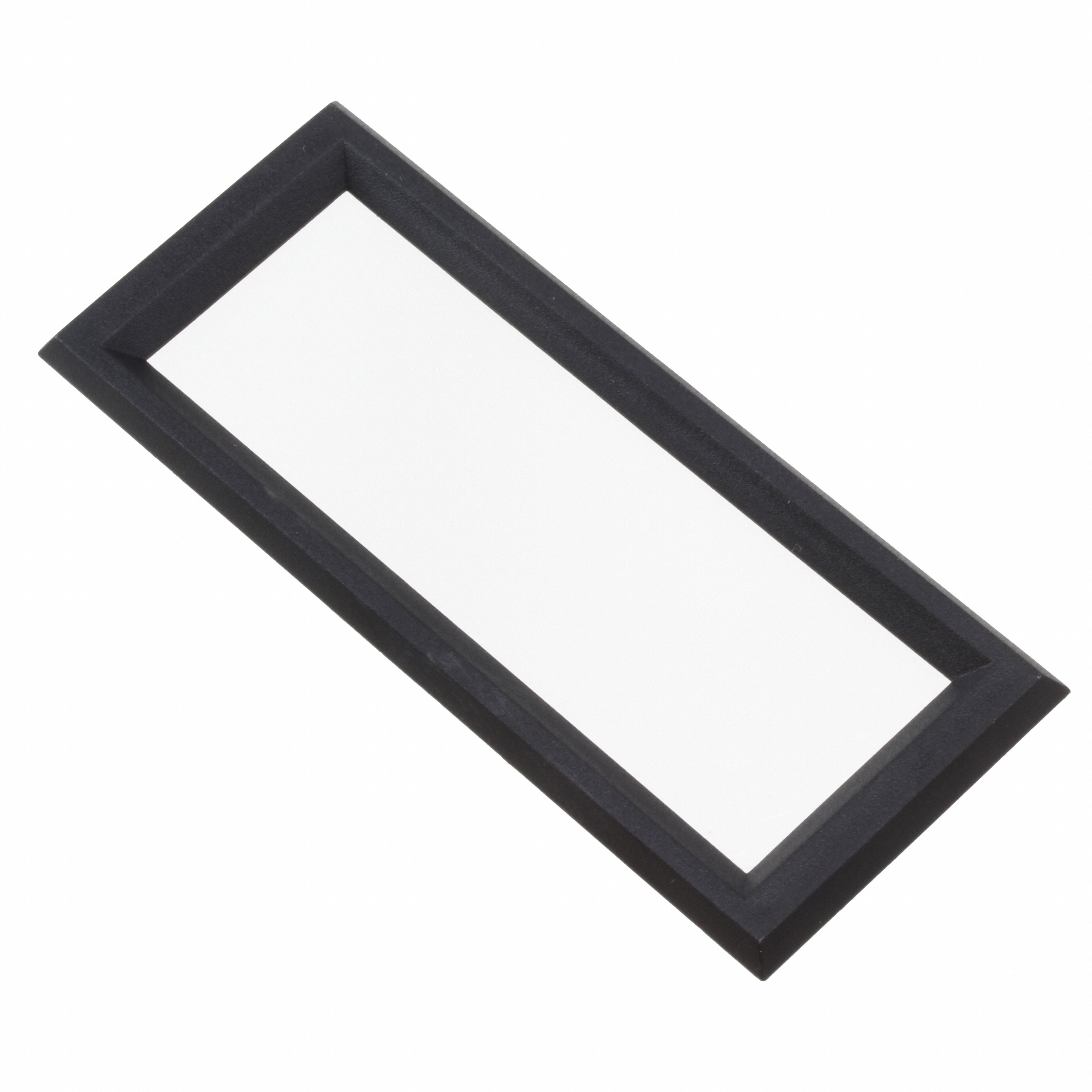 image of >LCD Display Bezel 3.58" L x 1.43" W (91.00mm x 36.40mm) Black>EA 017-9UKE