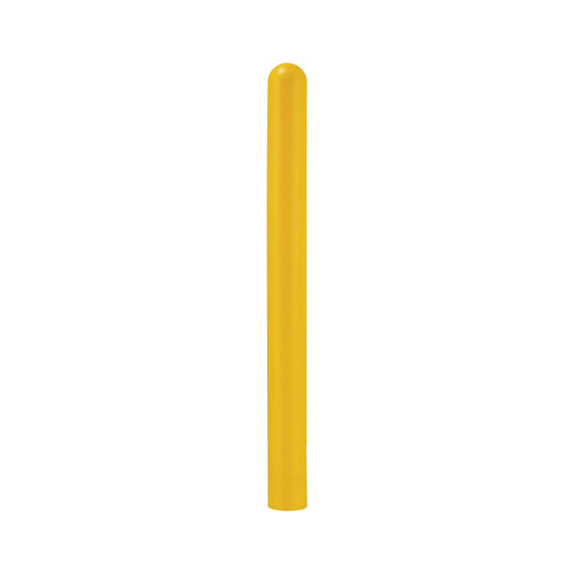 image of >Yellow, 60" H Smooth Bollard Post Sleeve>BOL4YL