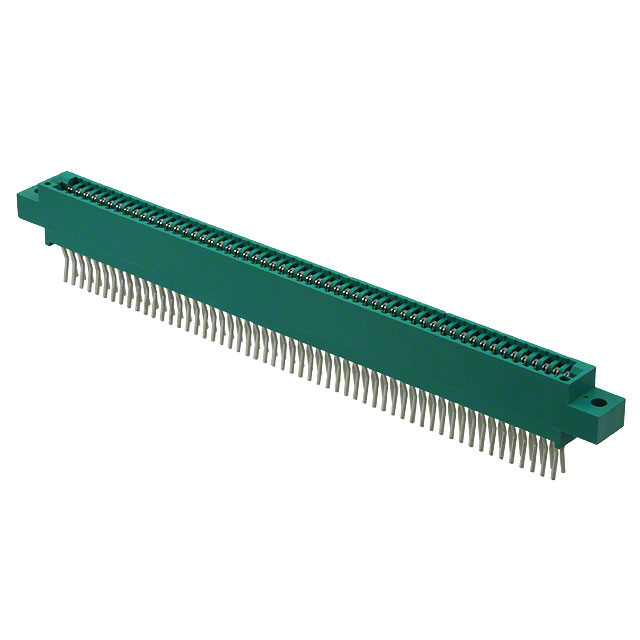 image of >110 Position Female Connector Non Specified - Dual Edge Gold 0.100" (2.54mm) Green>345-110-560-300