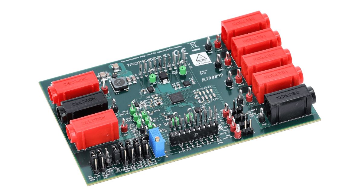 image of >TPS274C65 Power Distribution Switch (Load Switch) Power Management Evaluation Board>TPS274C65EVM