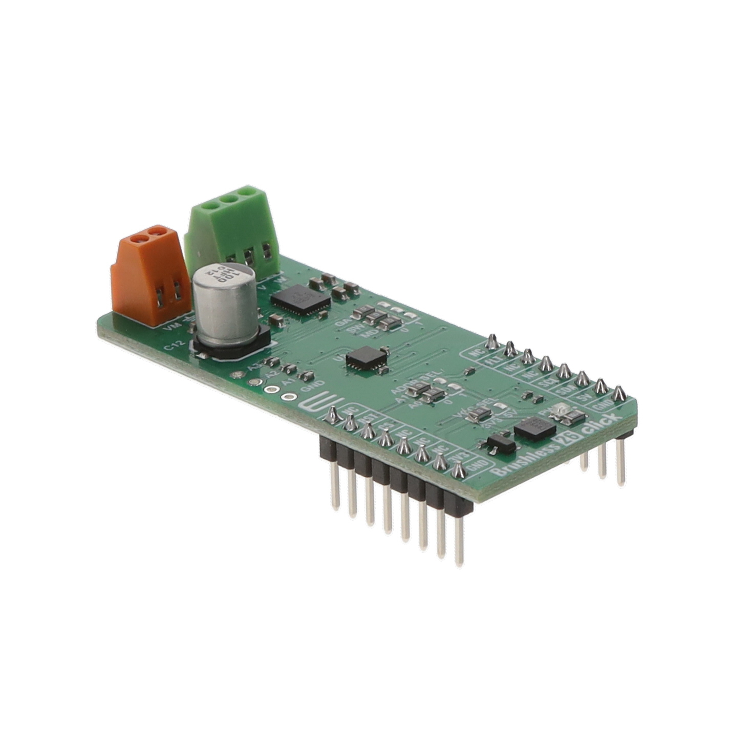 image of >DRV8317H Motor Controller/Driver Power Management mikroBUS™ Click™ Platform Evaluation Expansion Board>MIKROE-5843