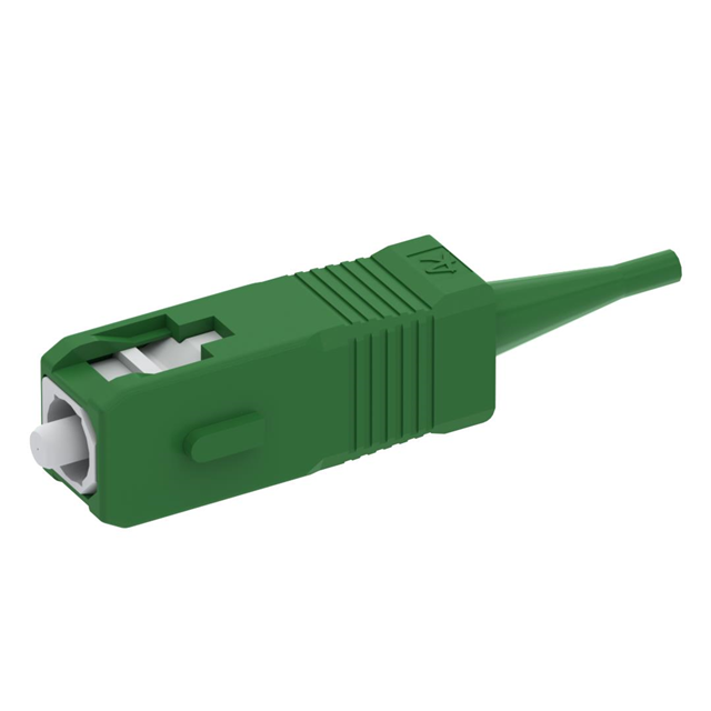 image of >Fiber Optic Plug Connector SC Simplex 125µm Green>F728132100