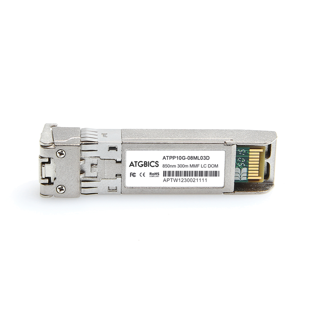 image of >Transceiver Module Ethernet 10Gbps 850nm 3.3V LC Pluggable, SFP+>57-0000075-01-C