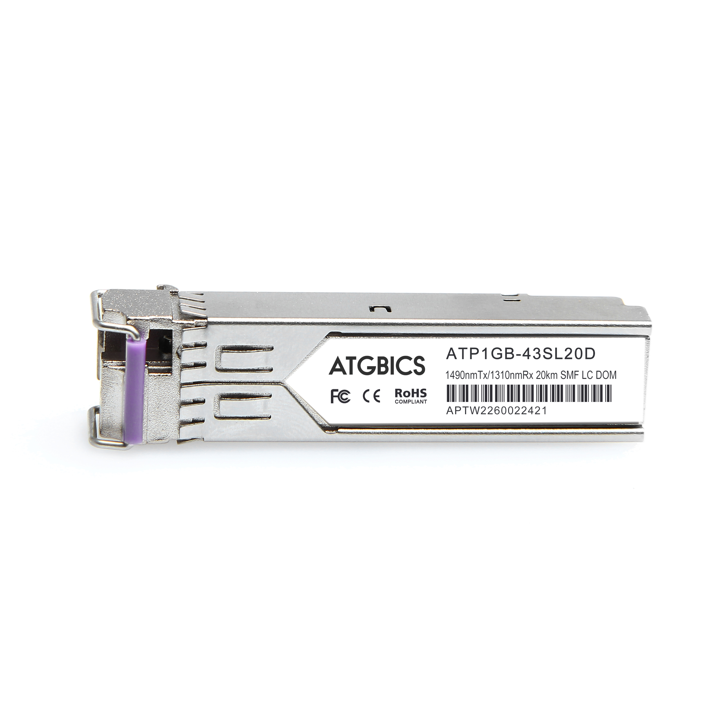 image of Fiber Optic Transceiver Modules>MC3208011-LX-BXD-20-I-C 