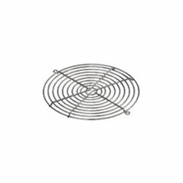 image of >150mm Dia Fan Finger Guard Nickel, Chrome Plated 9 Rings>8455