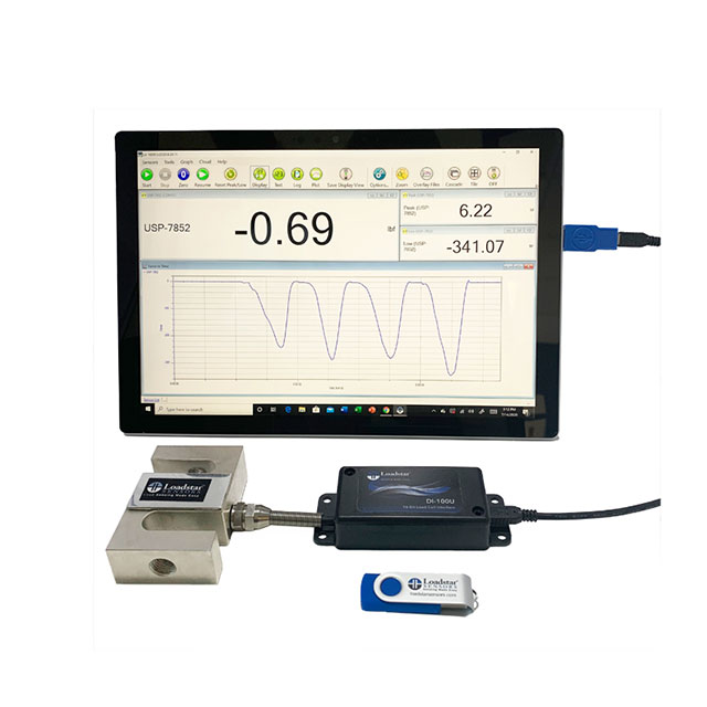 image of Force Sensors, Load Cells - Industrial>RAS1-050S-D1MU-LP-T