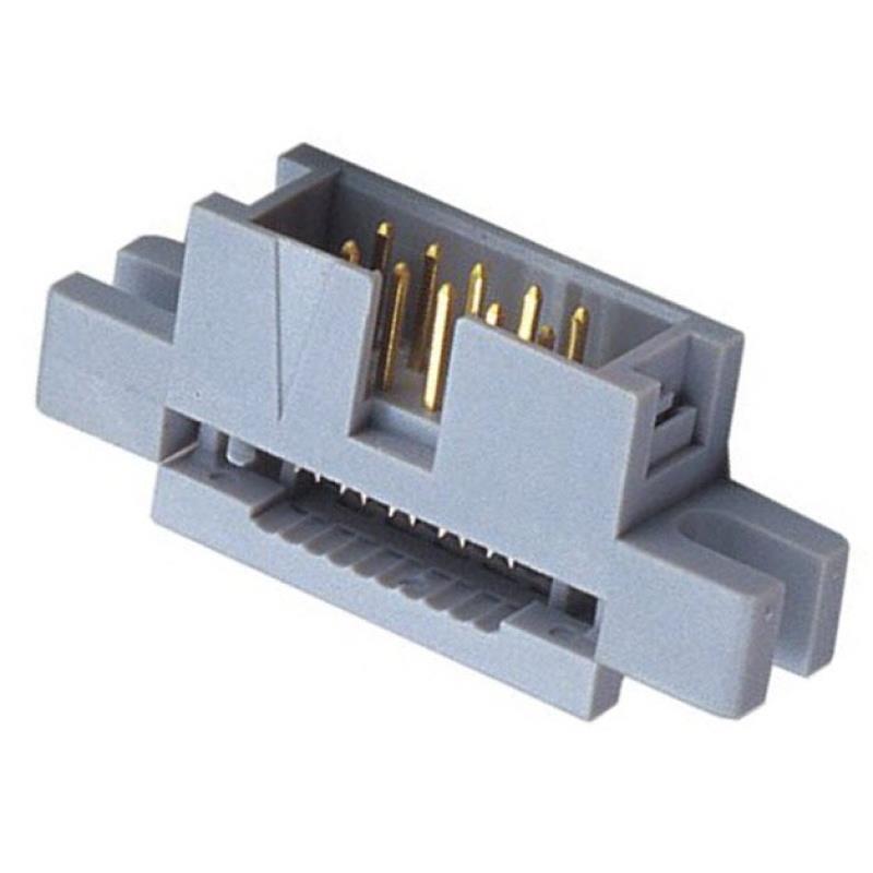 image of >30 Position Rectangular Header Connector IDC Gold 28 AWG>AWHC 30-E111-T