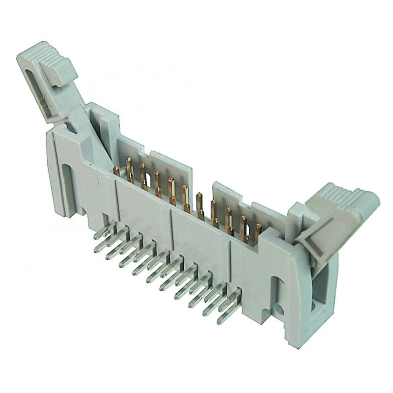 image of >Connector Header Through Hole, Right Angle 50 position 0.100" (2.54mm)>AWH 50A-0502-T