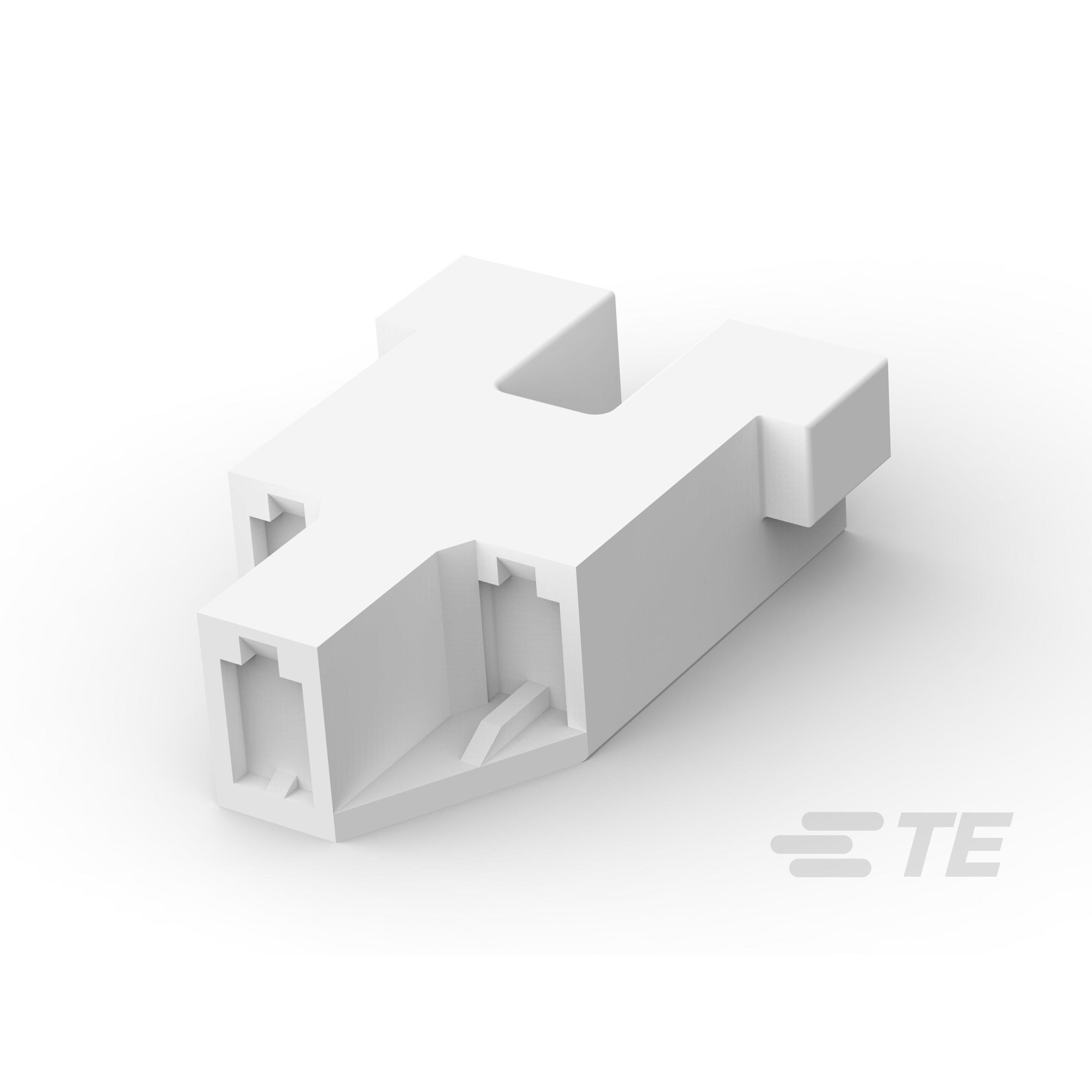 image of >3 Position Cluster Block Housing Connector Female, Receptacle Natural>171370-7