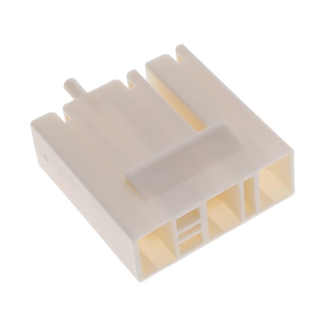 image of >3 Position Housing Connector Female, Receptacle Natural 0.250" (6.35mm)>2379907-1