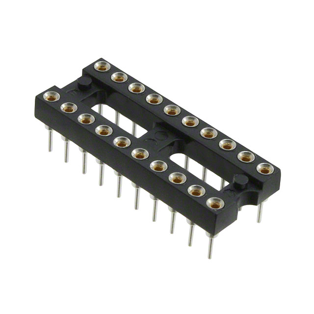 image of >20 (2 x 10) Pos DIP, 0.3" (7.62mm) Row Spacing Socket Gold Through Hole>110-13-320-41-001000