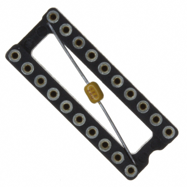 image of >20 (2 x 10) Pos DIP, 0.3" (7.62mm) Row Spacing Socket Gold Through Hole>123-93-320-41-801000