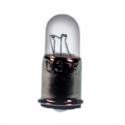 image of >Incandescent Lamp Clear 14V Round with Domed Top RT-1 3/4 Midget Flange>330