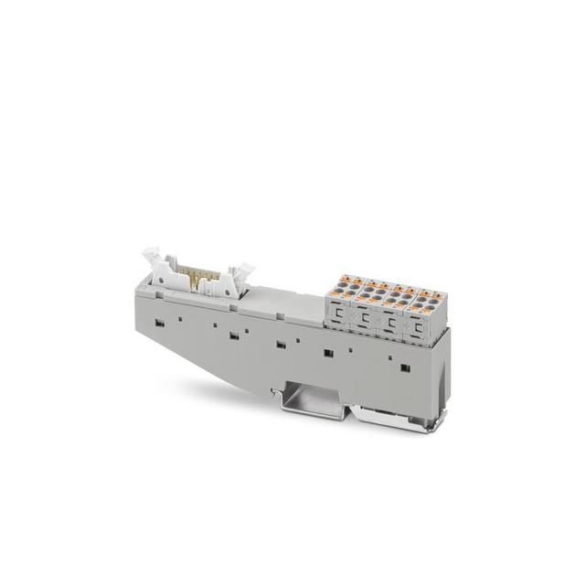 image of >14 Position Interface Module Terminal Blocks - Spring Connection To Rectangular, Male 16-24 AWG>1278799