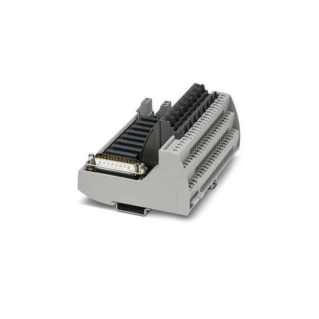 image of >25 Position Interface Module Terminal Blocks - Screw Connection To D-Sub, Male 12-24 AWG>2906595