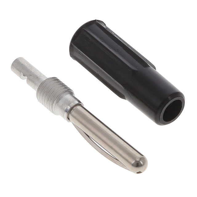 image of >Banana Plug Connector Standard Banana Solder Cup Black>R941330000