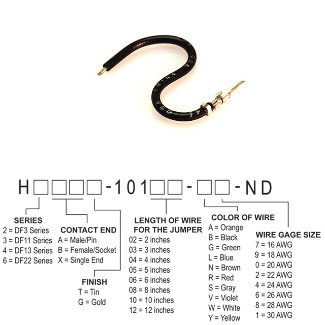 Jumper Wires, Pre-Crimped Leads