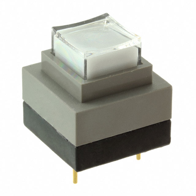 image of >Keypad Switch 1 Transparent Key Cap Keys Keyswitch Contacts Independent Switches (SPST) Output Illuminated - Light Source Not Included 0.1A @ 5VDC>82-150-38