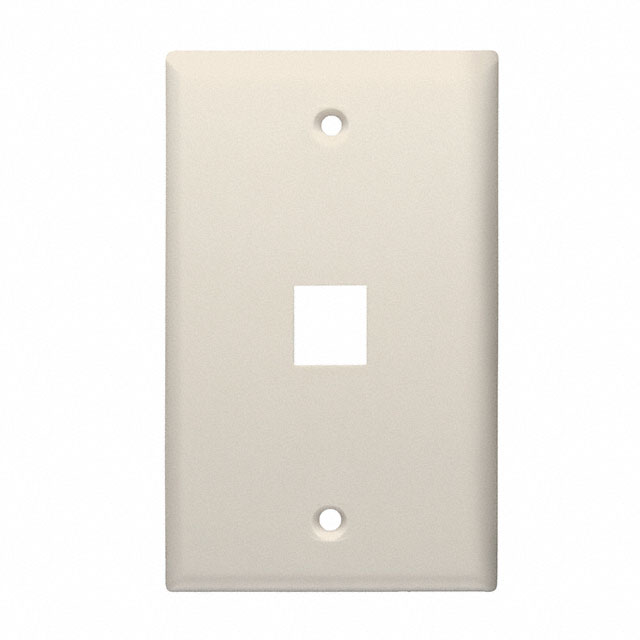 image of >1 Port Faceplate Almond, Light Single Gang>20-3001-LA