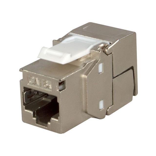 image of >Insert Modular Jack 8p8c (RJ45, Ethernet) To IDC, Pressdown, Punchdown Block Silver>S45-3750