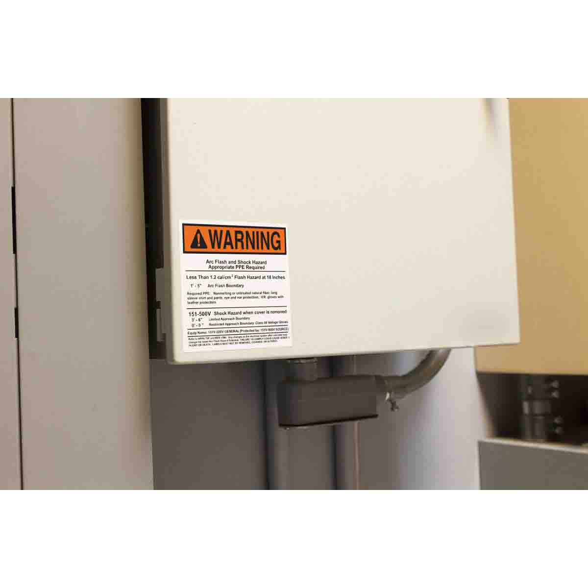 image of Labels, Stickers, Decals - Preprinted>B30-25-595-ANSIWA