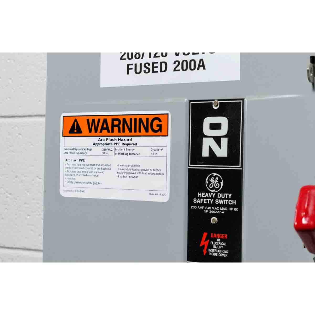 image of Labels, Stickers, Decals - Preprinted>B30-25-595-ANSIWA