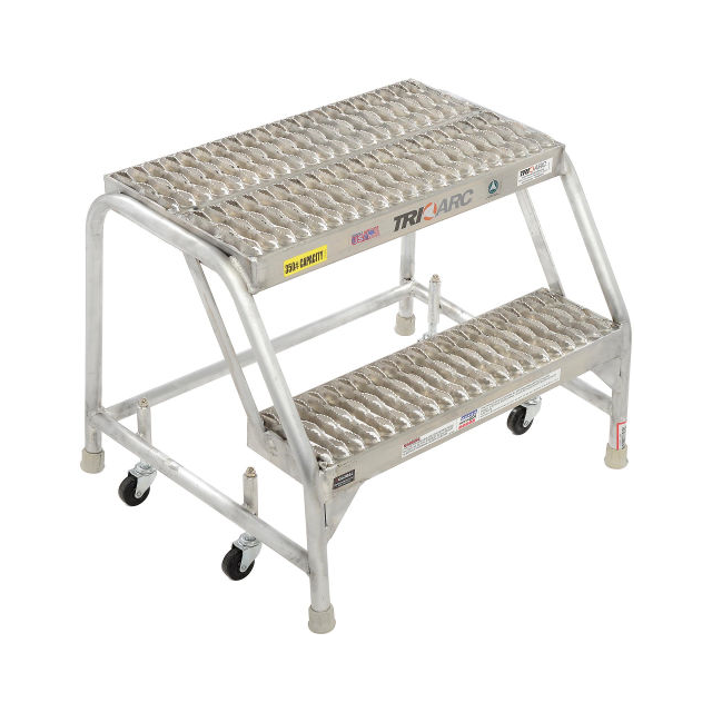 image of >20" Aluminum Rolling Ladder>WLAR002245