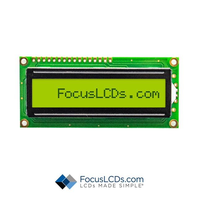 image of LCD, OLED Character and Numeric>C161A-YTY-LW63 