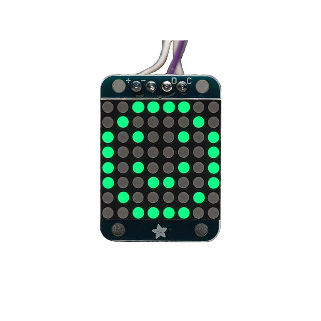 image of >Addressable Lighting - 64 LED Matrix I2C Green>1633