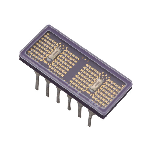 image of >Dot Matrix Display Module 5 x 7 Yellow-Green Serial In/Parallel Out 0.79" L x 0.33" W x 0.10" H (20.01mm x 8.43mm x 2.54mm)>HCMS-2333