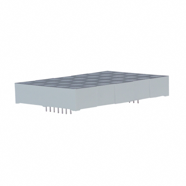 image of >Dot Matrix Display Module 5 x 7 Common Anode Row, Common Cathode Column Red 2V 1.50" L x 2.09" W x 0.34" H (38.10mm x 53.10mm x 8.60mm)>LTP-2157AKR