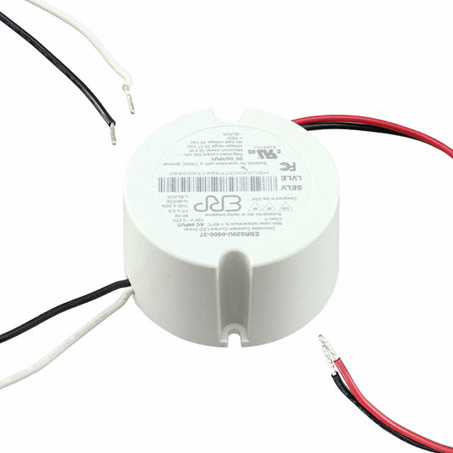 image of >500mA 25 ~ 37V Constant Current LED Driver AC DC Converter Topology 1 Output>EBR020U-0500-37