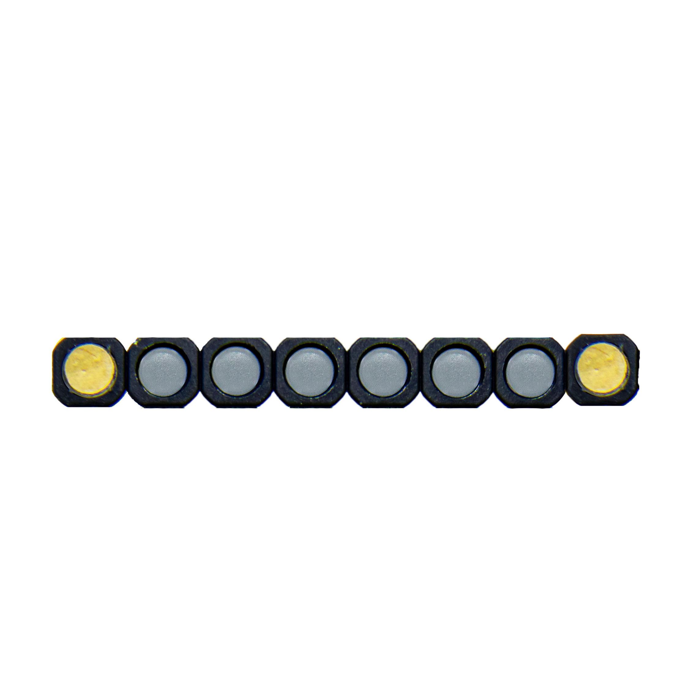 image of >Light Pipe 6 Wide Clear Rigid Panel Mount, Press Fit, Front>MLPS-B-5-0106-D0-2-PLP5-375