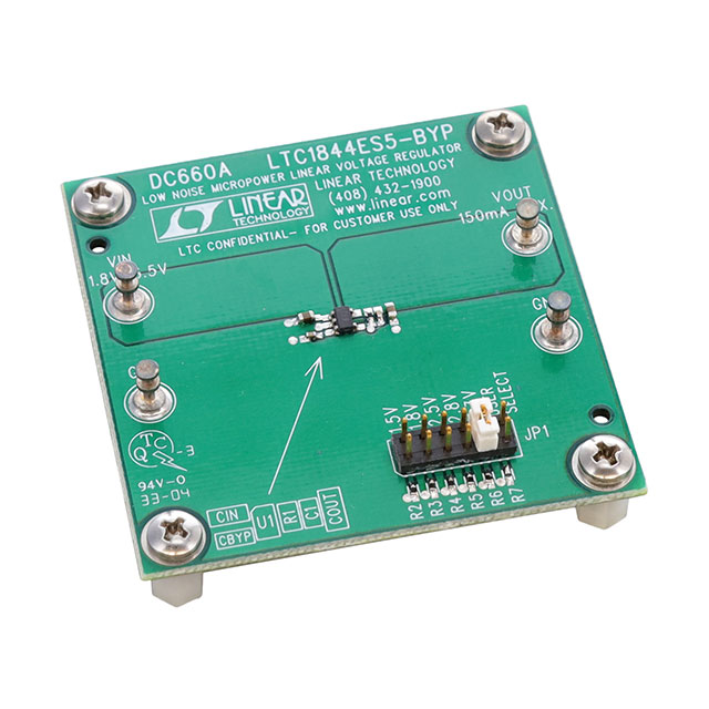 image of Linear Voltage Regulator Evaluation Boards>DC660A