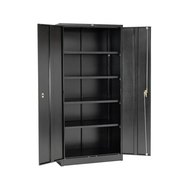 image of >Black Steel Storage Cabinet>493312BK