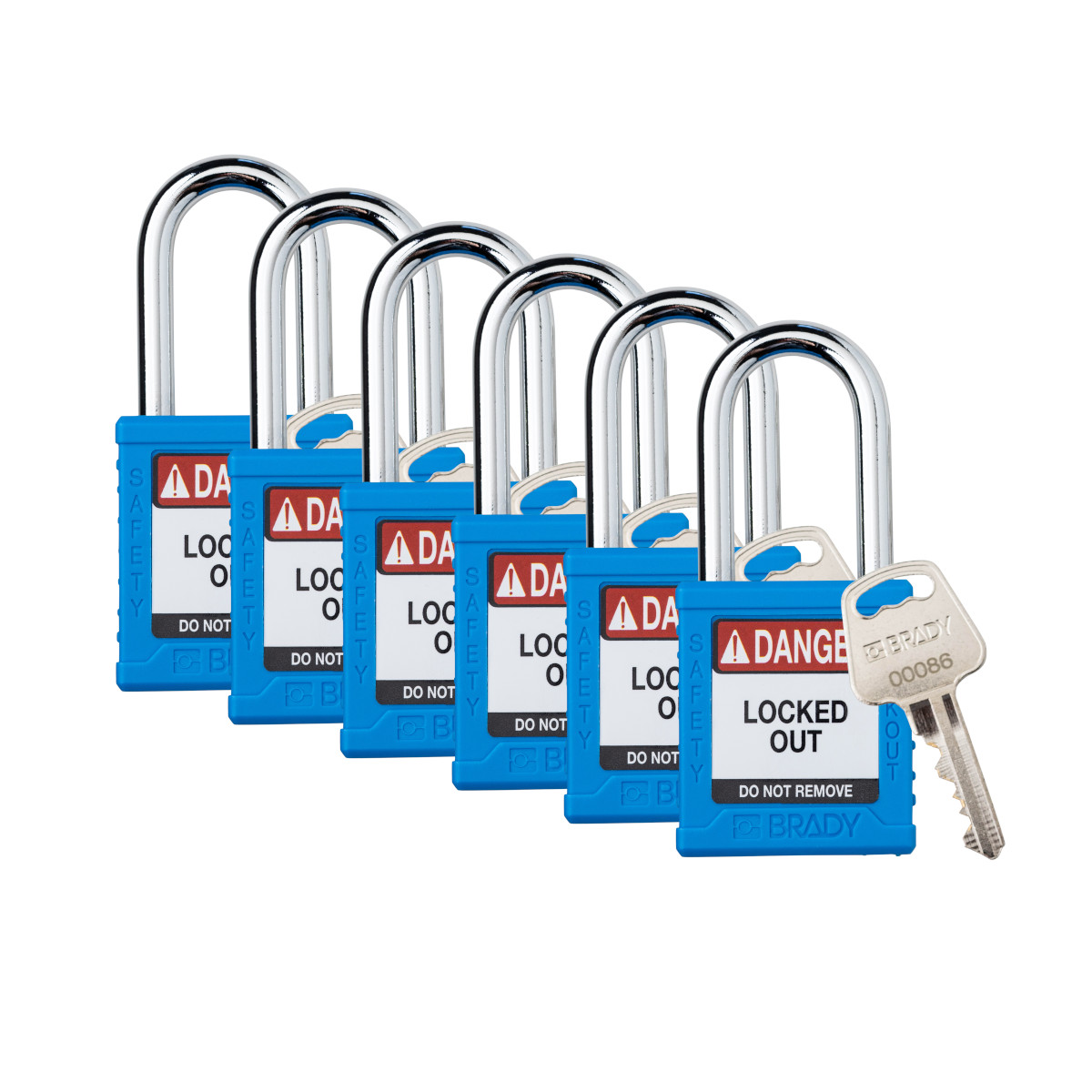 image of Lockouts, Padlocks>SDPL-BLU-38ST-KD6