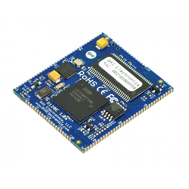 image of >G120E .NET Embedded Module ARM® Cortex®-M3 120MHz 96KB (Internal), 16MB (External) 512KB (Internal), 4MB (External)>G120E-SM-532