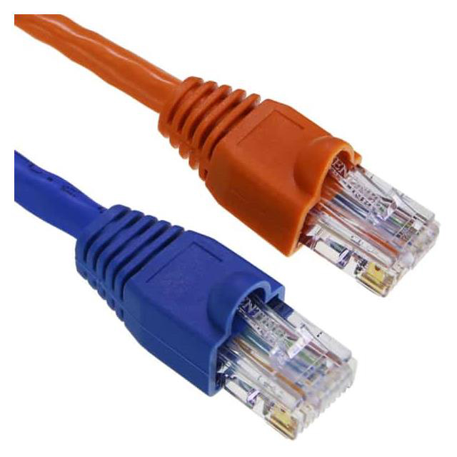 image of >Modular Cable Plug to Plug 8p8c (RJ45, Ethernet) 10.00' (3.05m) Unshielded>17-608220-010FK