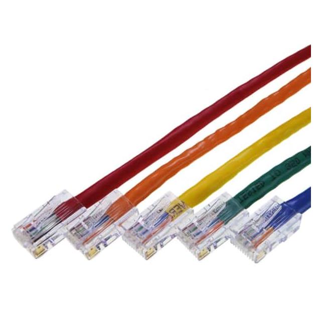 image of >Modular Cable Plug to Plug 8p8c (RJ45, Ethernet) 40.00' (12.19m) Unshielded>17-608600-040FG