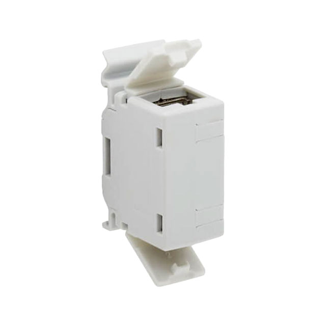 image of >Modular Coupler Connector Jack, 8p8c (RJ45) To Jack, 8p8c (RJ45) Cat6a Shielded>N235-D01-SH-6A