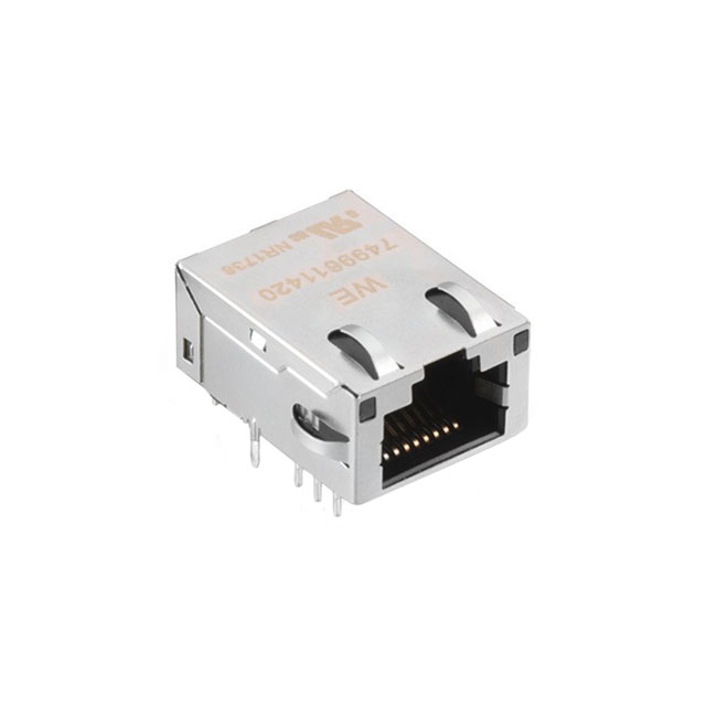 image of >1 Port RJ45Panel Mount, Through Hole 10/100/1000/10G Base-T, AutoMDIX>7499611420