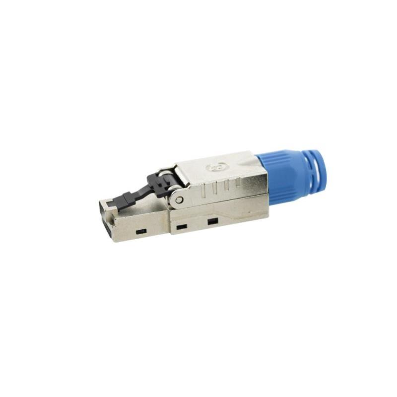 image of >Plug Modular Connector 8p8c (RJ45, Ethernet) Position Shielded Cat8 IDC>A-MJP-8-EG-HIB-S1