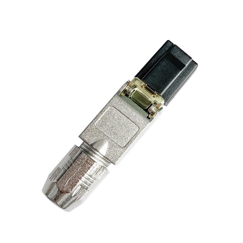 image of >Plug Modular Connector 8p8c (RJ45, Ethernet) Position Shielded Cat6a IDC>A-MJP-8-EG-HIB-S2