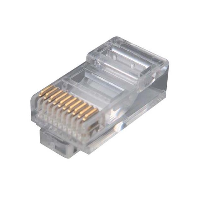 image of >Plug Modular Connector 10p10c (RJ50) Position Unshielded IDC>TDR10P10C