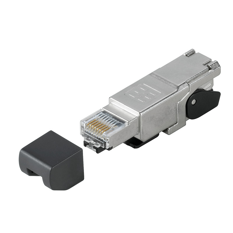 image of >Plug Modular Connector 8p4c (RJ45, Ethernet) Position Shielded Cat6a IDC>1992830000