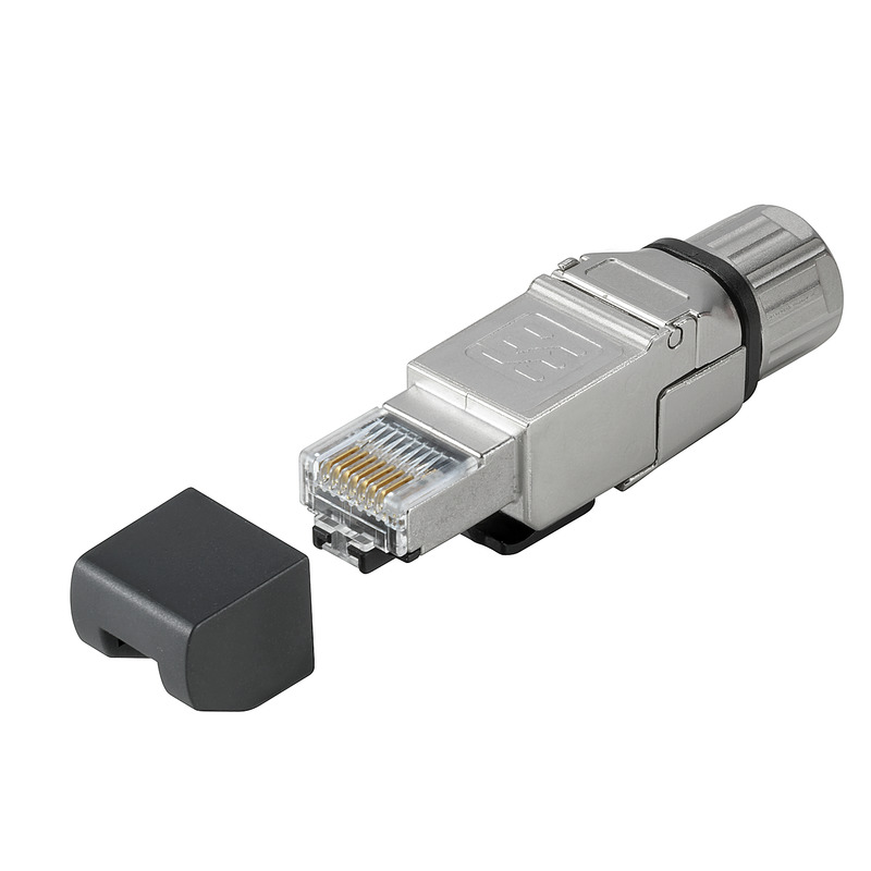 image of >Plug Modular Connector 8p4c (RJ45, Ethernet) Position Shielded Cat6a IDC>2703390000