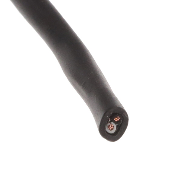 image of >2 (1 Pair Twisted) Conductor Multi-Conductor Cable Black 20 AWG Foil 500.0' (152.4m)>M9520010 BK002