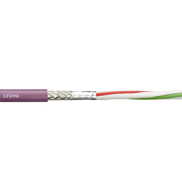 image of >8 (4 Pair Twisted) Conductor Multi-Pair, Cat5e Cable Violet 26 AWG Braid Enter Number of Feet in Order Quantity>CF898-045