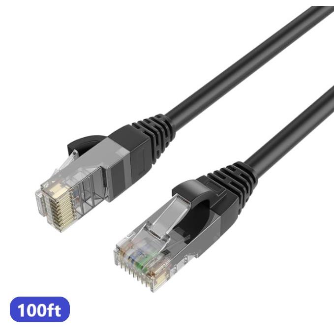 QG-CAT6O-CCA-100FT-BLK
