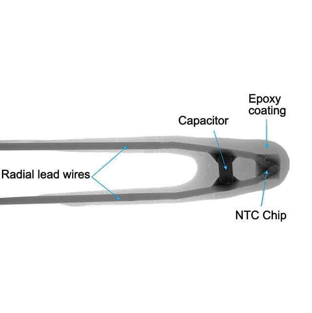 image of NTC Thermistors>NKI100NF103C1R5E